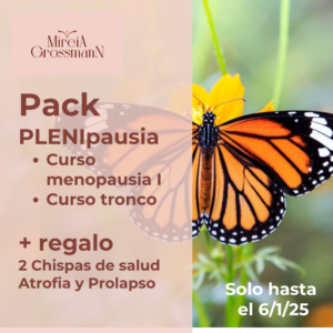 Pack PLENIpausia: curso menopausia+curso tronco y 2 chispas de regalo